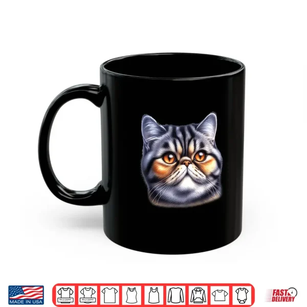 Mug Persian Cat Portrait Cute Kitten Shirt
