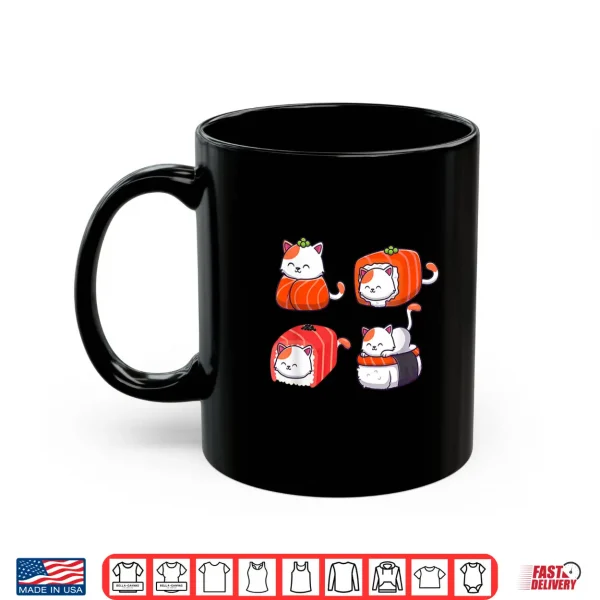 Mug Persian Cat Sushi Sushi Roll Shirt Sushi Print Shirt
