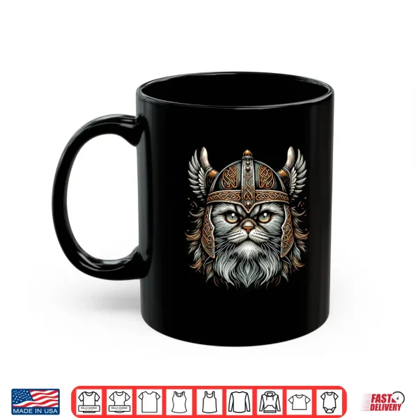 Mug Persian Cat Valhalla North Myths Celtic Viking Style Shirt
