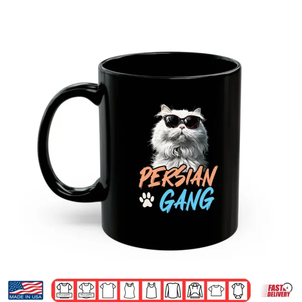 Mug Persian Cats PERSIAN GANG Cool Persian Cat Men Shirt