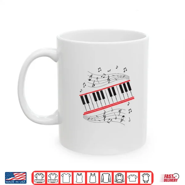 Mug Piano Beat it Music Cosplay Funny Music Idea Shirt