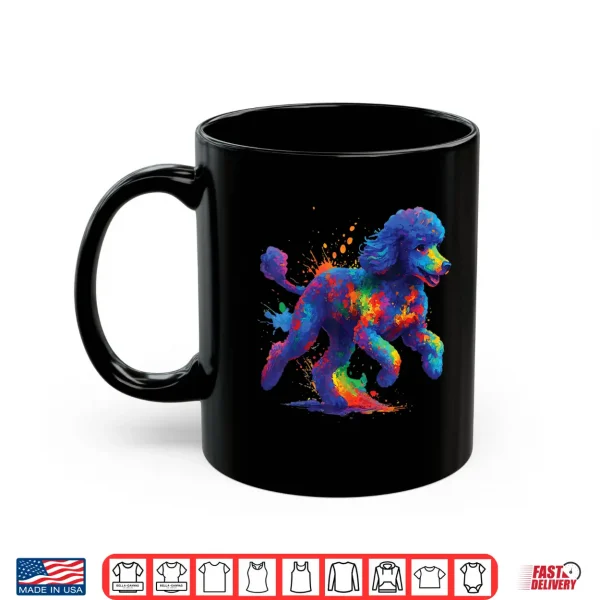 Mug Poodle Colorful Shirt