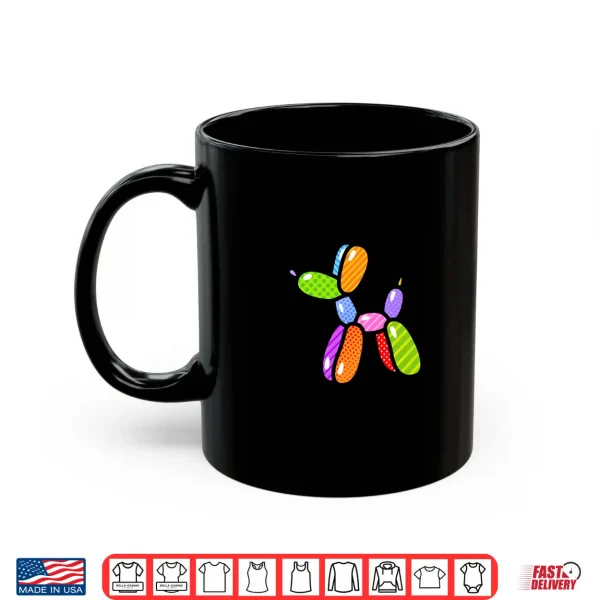Mug Poodle Dog Balloon Animal Illustration Graphic Designs Shirt