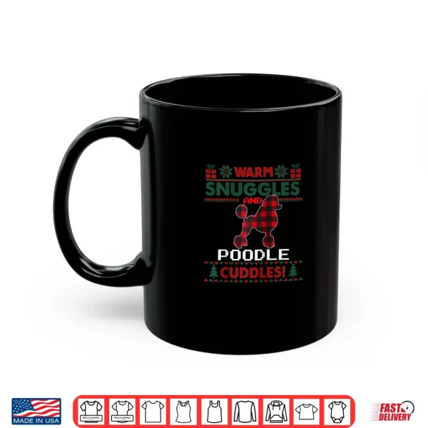 Mug Poodle Dog Christmas Pajama Shirt Ugly Christmas Sweater Shirt