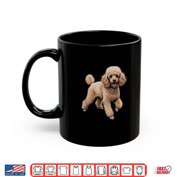 Mug Poodle Drawing Art Design Shirt