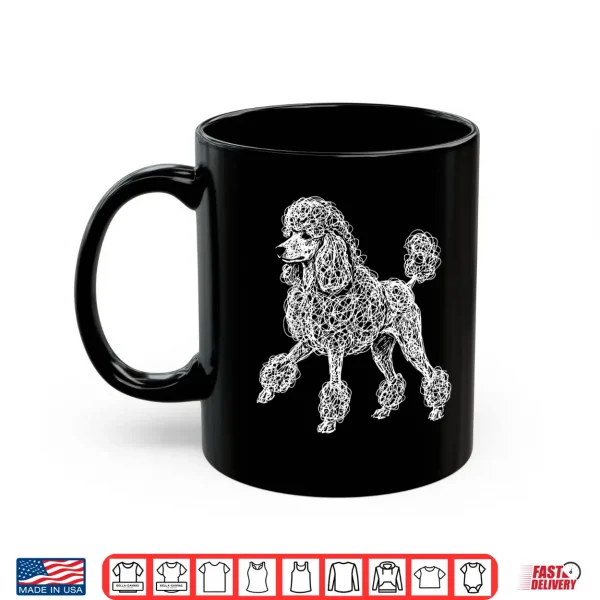 Mug Poodle Line Art Shirt