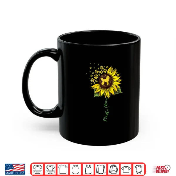 Mug Poodle Mom Sunflower Poodle Lover Gifts Dog Mom Mama Shirt