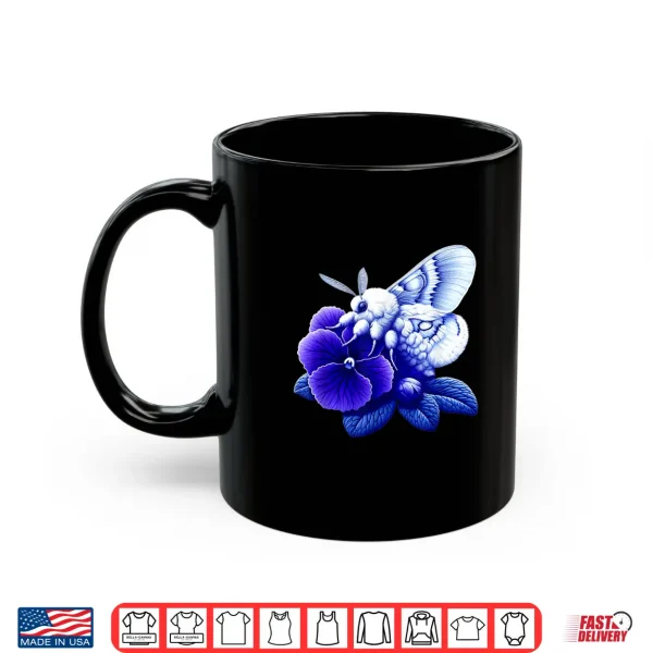Mug Poodle Moth On African Violet Flower Nature Wildlife Art Shirt