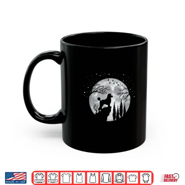Mug Poodle Pet Dog Fan Full Moon At Night Poodles Poodle Shirt