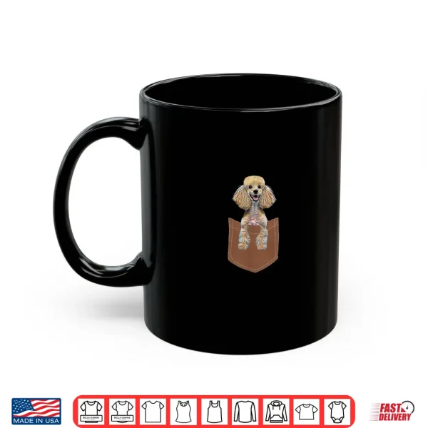 Mug Poodle Pocket Shirt Cute Poodle Dog Men Women Kids Dog Lover Shirt