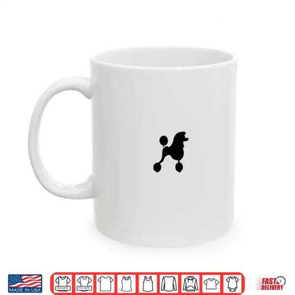 Mug Poodle Skirt T Shirt Costume Black Poodle