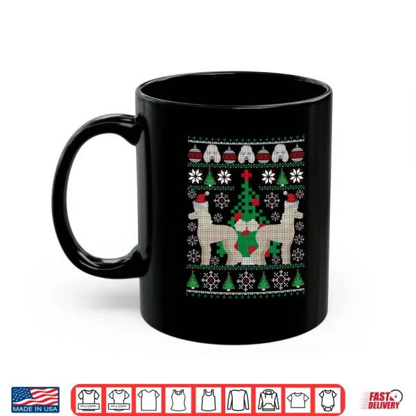 Mug Poodle Ugly Christmas Funny Holiday Dog Lover Xmas Gift Shirt