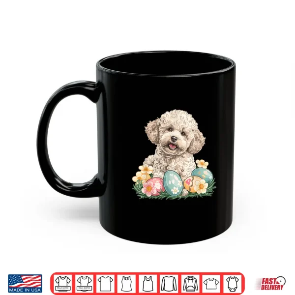 Mug Poodle dog Dog Breed Happy Easter Men Women Kids Shirt