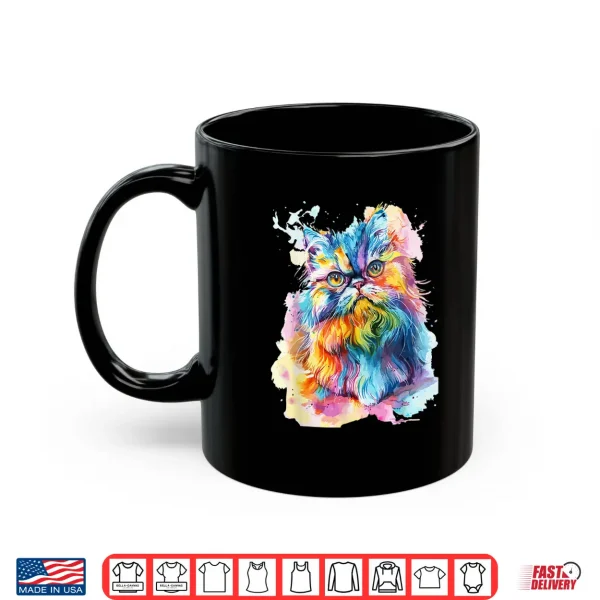 Mug Pop Art Persian Cat Lovers Persian Cat Shirt