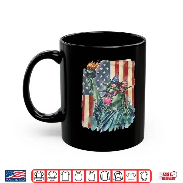 Preppy 4Th Of July Statue Of Liberty Blowing Bubble Gum Shirt 3 Mug Preppy 4th of July Statue of Liberty Blowing Bubble Gum Shirt