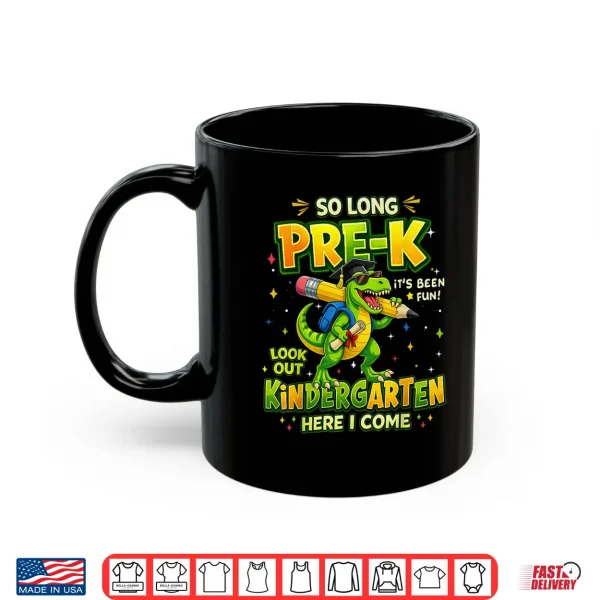 Mug Preschool Graduation Dinosaur Pre K Graduate Shirt
