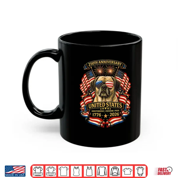 Puggle Dog Usa Independence 1776 2026 Patriotic Shirt 3 Mug Puggle Dog USA Independence 1776 2026 Patriotic Shirt