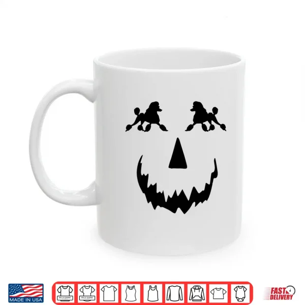 Mug Pumpkin Poodle halloween Shirt