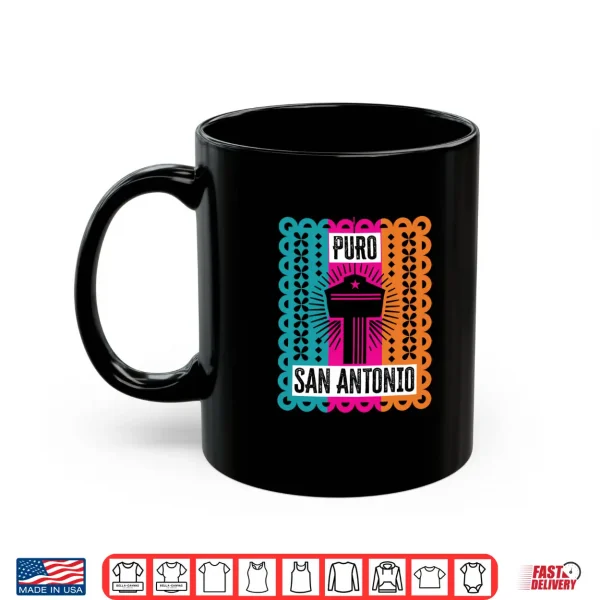 Mug Puro San Antonio Texas Papel Picado Cool Fiesta Souvenir Shirt