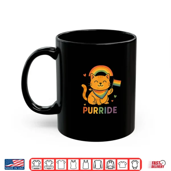 Mug Purride Cat Pride Month LGBTQ Funny Pride Ally Shirt