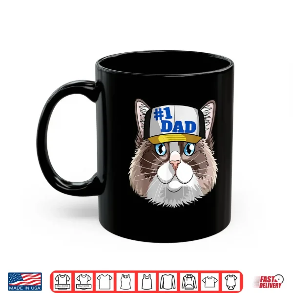 Mug Ragdoll Cat 1 Dad Fathers Day Decor Men Women Kids Shirt