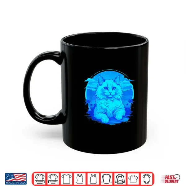 Mug Ragdoll Cat Cartoon to Fall in Love with Sunset Shirt