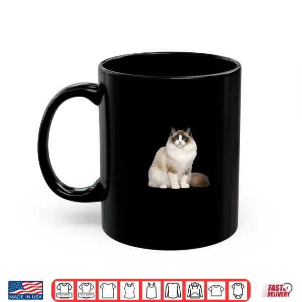 Mug Ragdoll Cat Design Beautiful Feline Shirt
