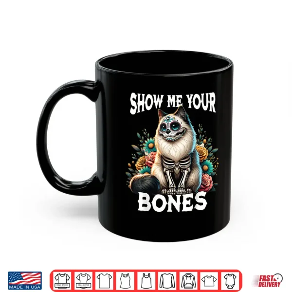 Mug Ragdoll Cat Dia De Los Muertos Ragdoll Halloween Ragdoll Shirt