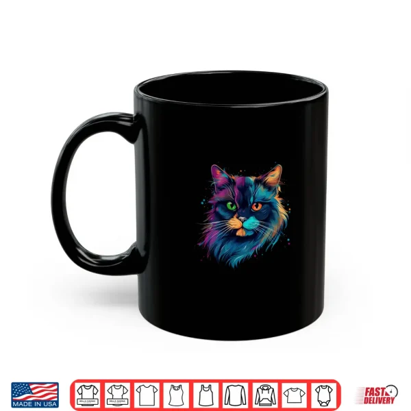 Mug Ragdoll Cat Lover Colorful Pop Art Ragdoll Cat Shirt