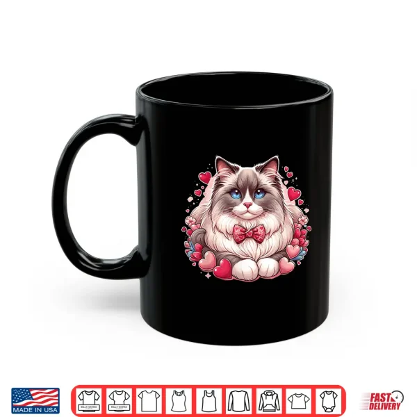 Mug Ragdoll Cat Lover Valentines Day Ragdoll Cat Shirt