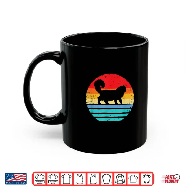 Mug Ragdoll Cat Shirt Cat Person Gift Retro Sunset Vintage Cat Shirt