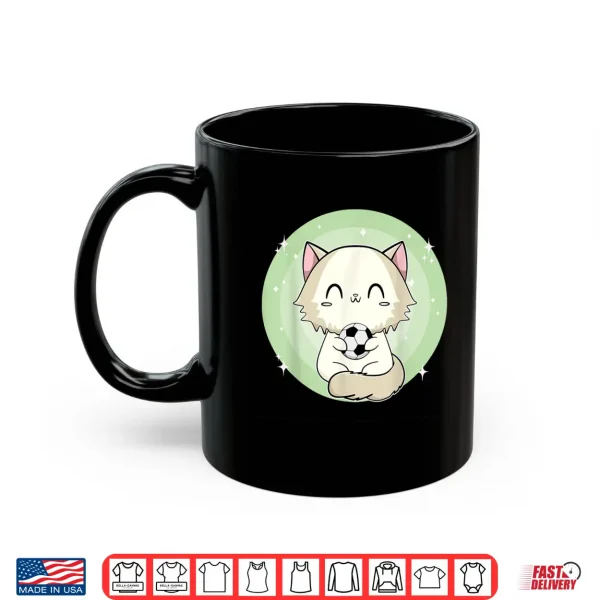 Mug Ragdoll Cat With Soccer Shirt