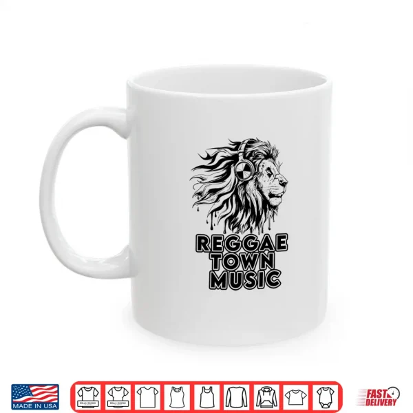 Reggae Town Music Authenic Jamacian Design Shirt 3 Mug Reggae Town Music Authenic Jamacian Design Shirt