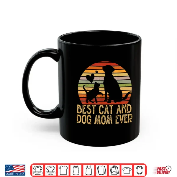 Mug Retro Cat Dog Mom Cat Mama Furmama Puppy Kitty Mothers Day Shirt