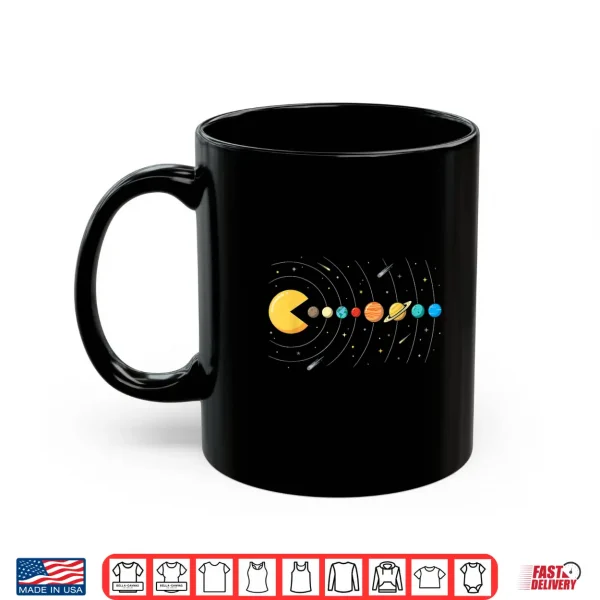 Mug Retro Gaming Planets Space Astronomy Video Game Solar System Shirt