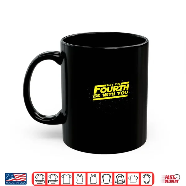 Mug Retro May the Fourth 4th Be with You Space Stars Sci Fi Nerd Shirt