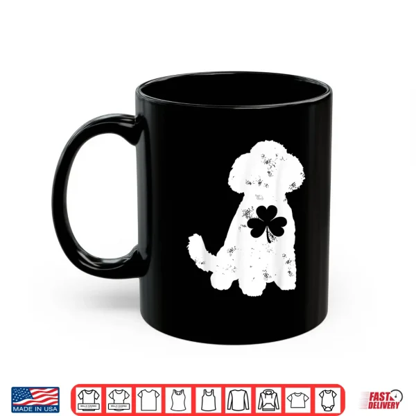 Mug Retro Poodle shirt St Patricks Day Shamrock Poodle Shirt