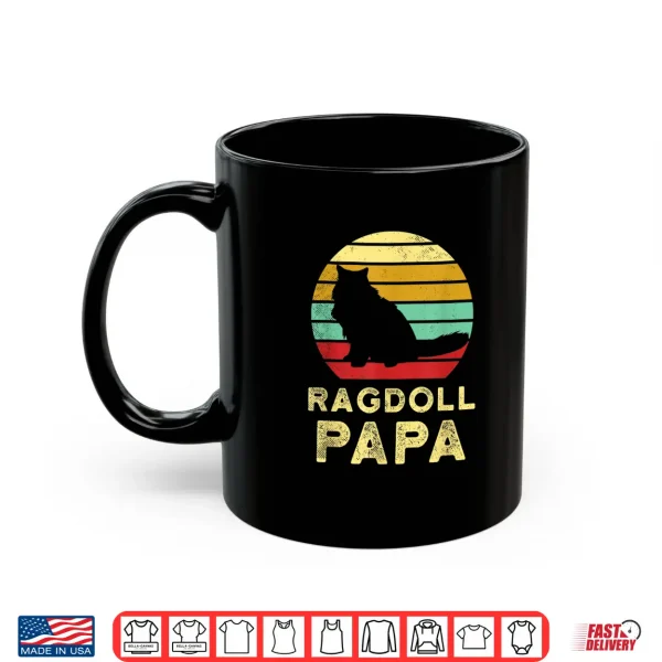 Retro Ragdoll Papa Cat Gifts Dad Cute Ragdoll Pet Owner Shirt 3 Mug Retro Ragdoll Papa Cat Gifts Dad Cute Ragdoll Pet Owner Shirt