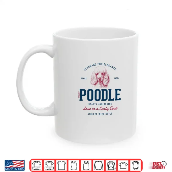 Mug Retro Styled Vintage Poodle Shirt
