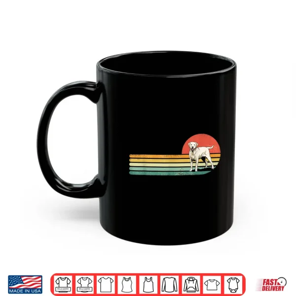 Mug Retro Vintage Yellow Golden Labrador Retriever Dog Lab Owner Shirt