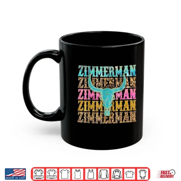 Mug Retro Zimmerman Name Vintage Gift for Men Women Kids Shirt