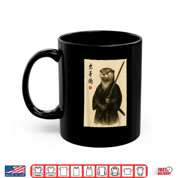 Mug Samurai Otter Warrior Japanese Aesthetic Anime Culture Shirt