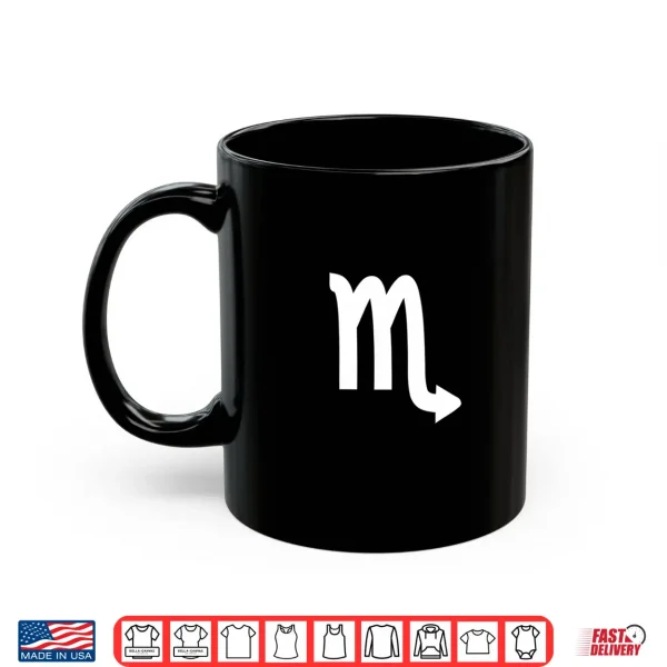 Mug Scorpio Zodiac Signs Simple Symbols Shirt