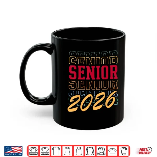 Mug Senior Class of 2026 Striped Graduate Student Graduation Shirt