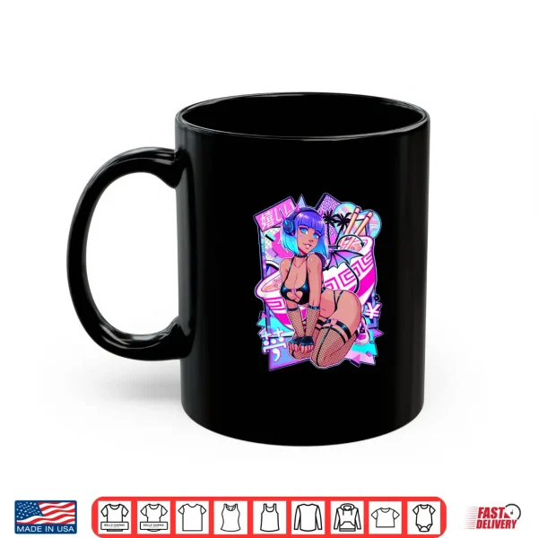 Mug Sexy Anime Girl Japanese Sexy Demon Girl Cosplay Shirt
