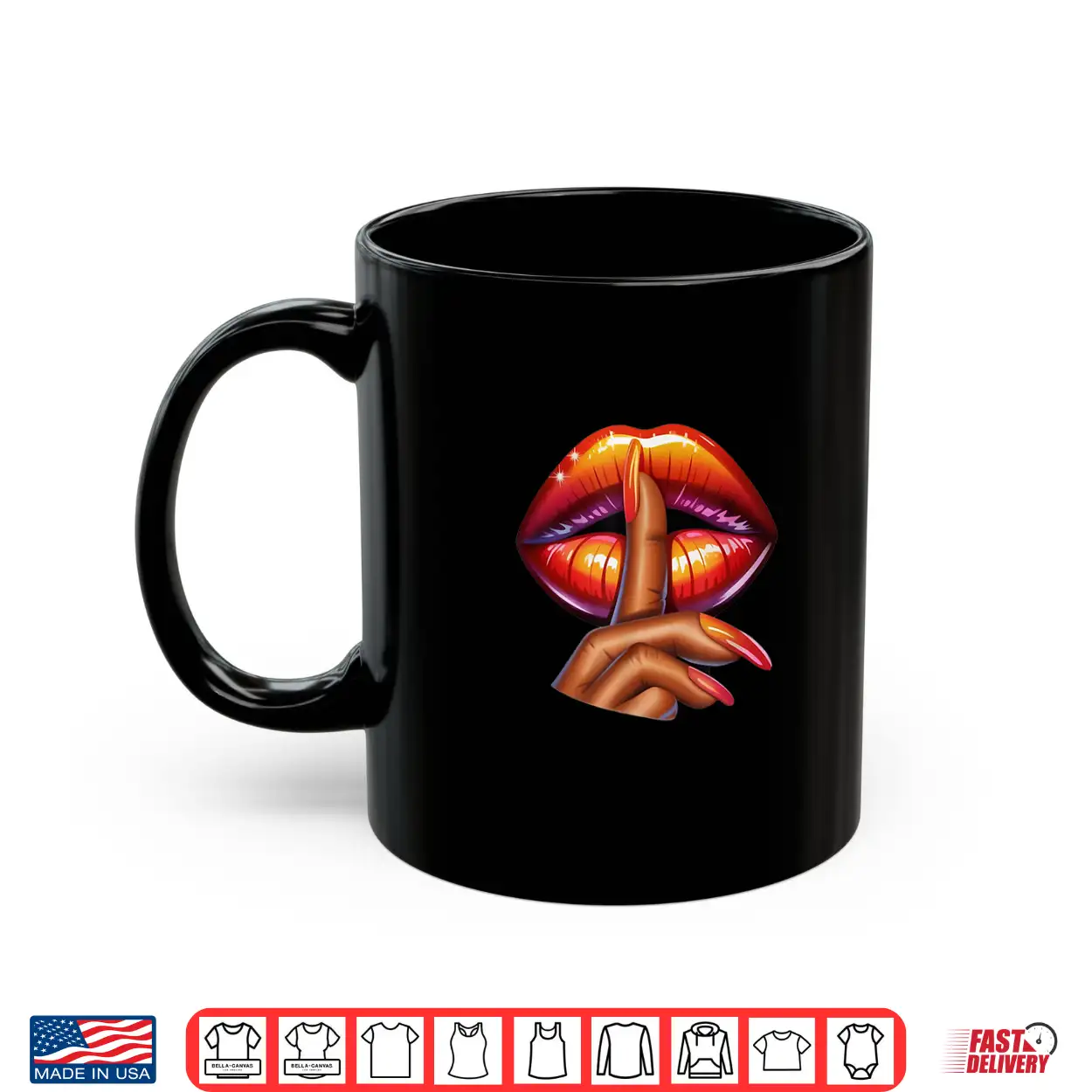 Shhh Lips Finger Silence Pop Art Design For Women Shirt Shhh Lips Finger Silence Pop Art Design For Women Shirt