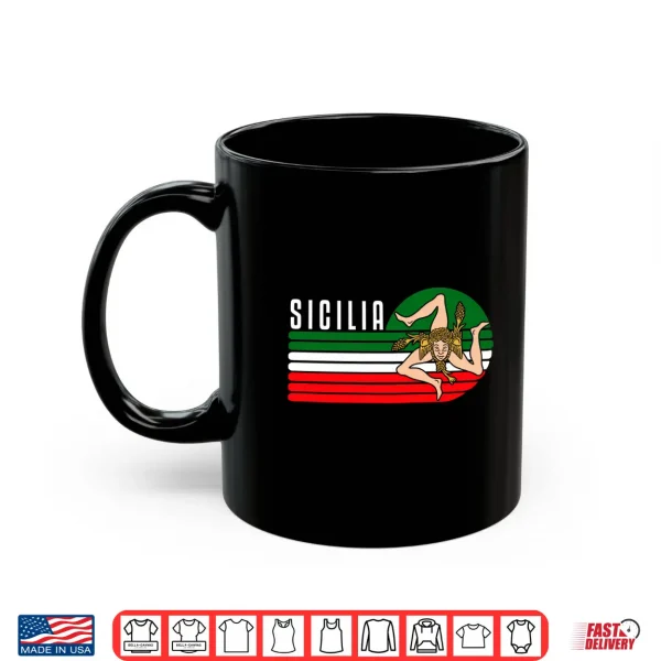 Mug Sicilia Flag Sicily Palermo Italy Performance Shirt