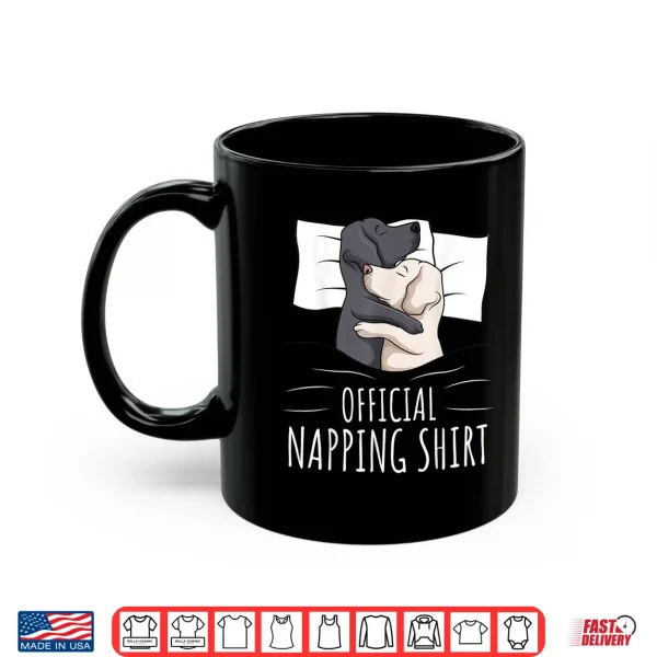 Mug Sleeping Labrador Retriever Lab Dog Official Napping Shirt