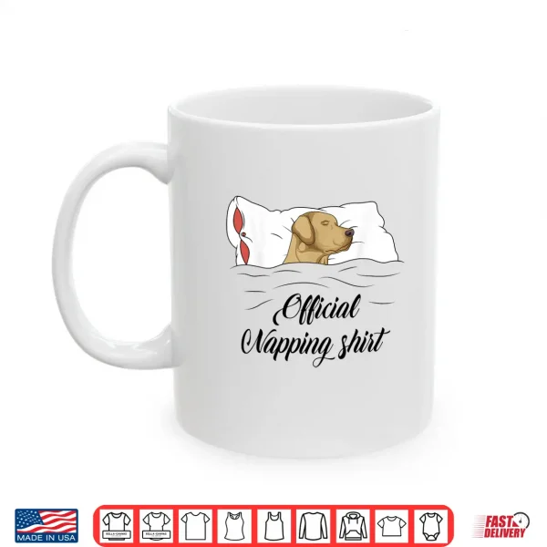 Mug Sleeping Labrador Retriever Pyjamas Lab Dog Official Napping Shirt
