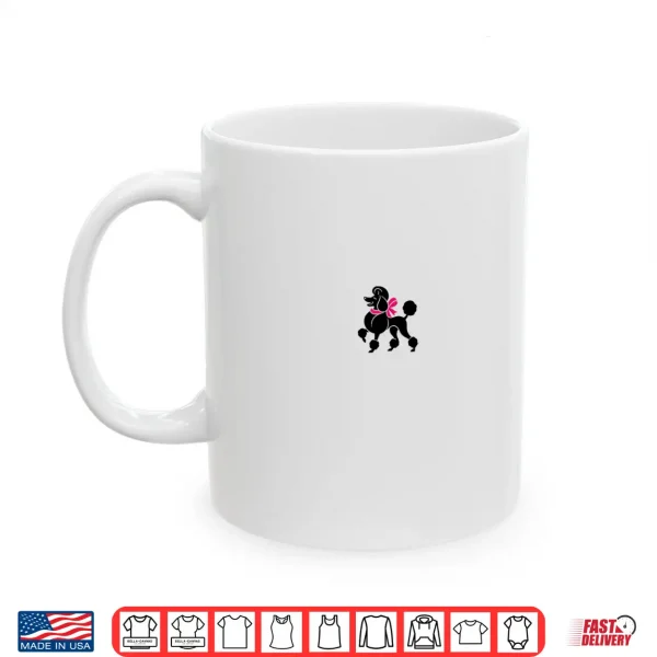 Mug Sock Hop Poodle Pink Scarf Shirt